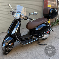 2023–2025 Vespa GTS 300 Seat Cover Matte Truffle Brown, Waterproof