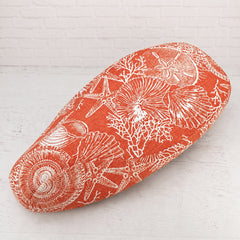 Coral Sand Dollar Scooter Seat Cover, Seaside Coastal style For Vespa · Kymco · Sym · Lance · Yamaha · Genuine · More