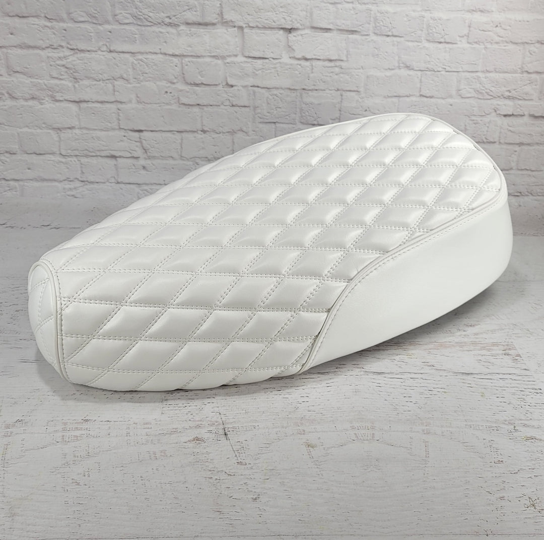 Genuine Buddy KICK White Diamond Handmade Seat Cover Handmade