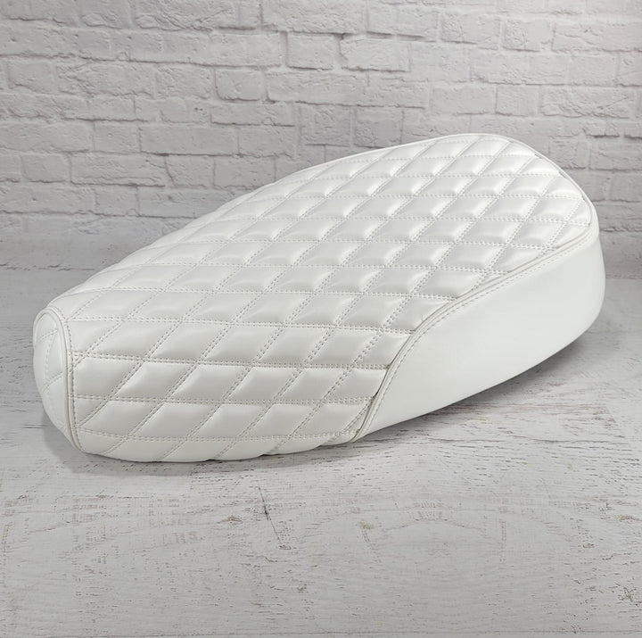 Genuine Buddy KICK White Diamond Handmade Seat Cover Handmade