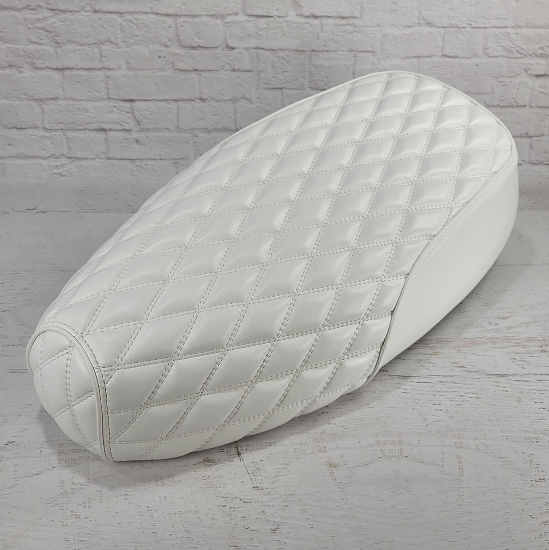 Genuine Buddy KICK White Diamond Handmade Seat Cover Handmade