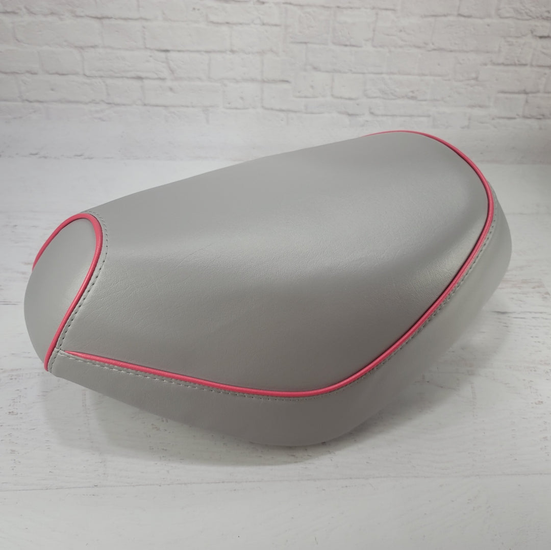 Honda Elite SA50 Seat Cover - Gray with Piping, Waterproof