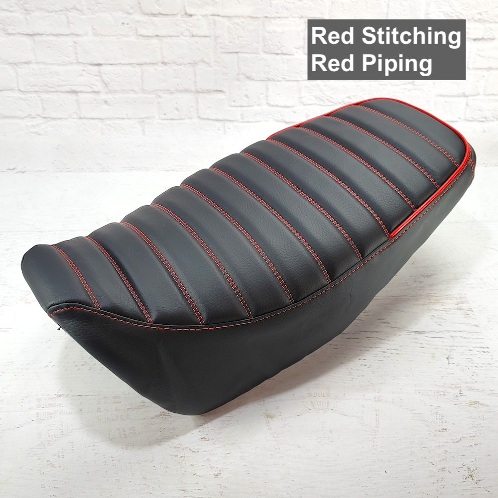 READY TO SHIP! 2022 - 2026 Honda Grom Tuck and Roll Seat Cover with Piping