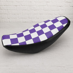 Honda Navi purple and black checkers seat cover