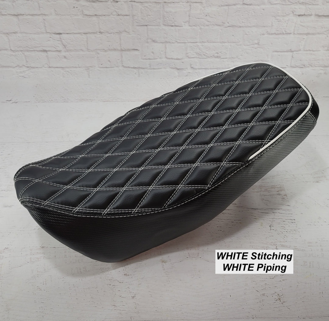 READY TO SHIP! 2022 - 2026 Honda Grom Double Diamond Seat Cover with Piping