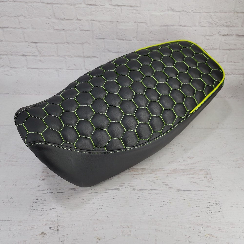 Honda Grom Seat Cover MSX125 HEXAGON Honeycomb - Handmade