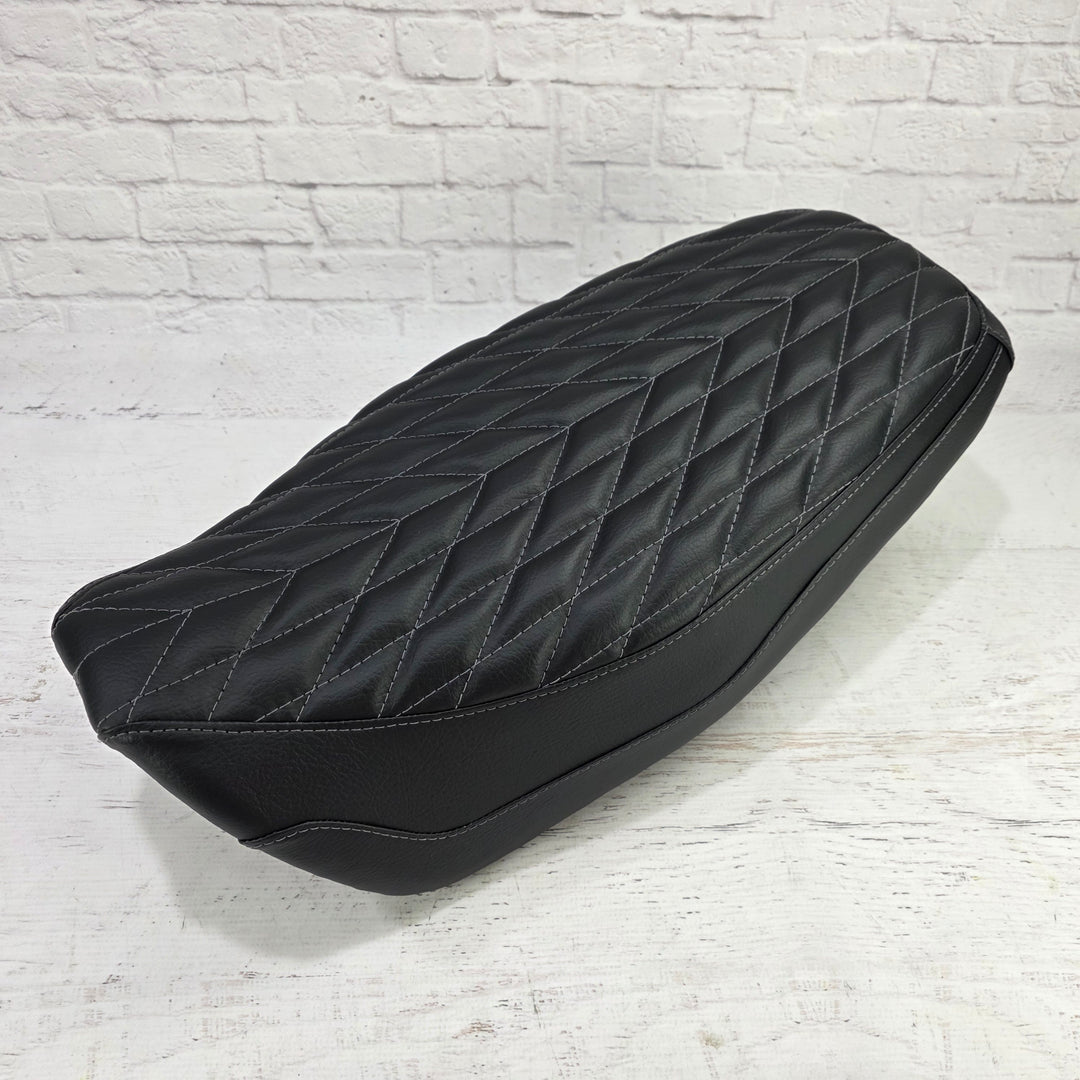 Honda Grom Seat Cover 2013-2026 Chevron BLACK MSX125 Seat Cover