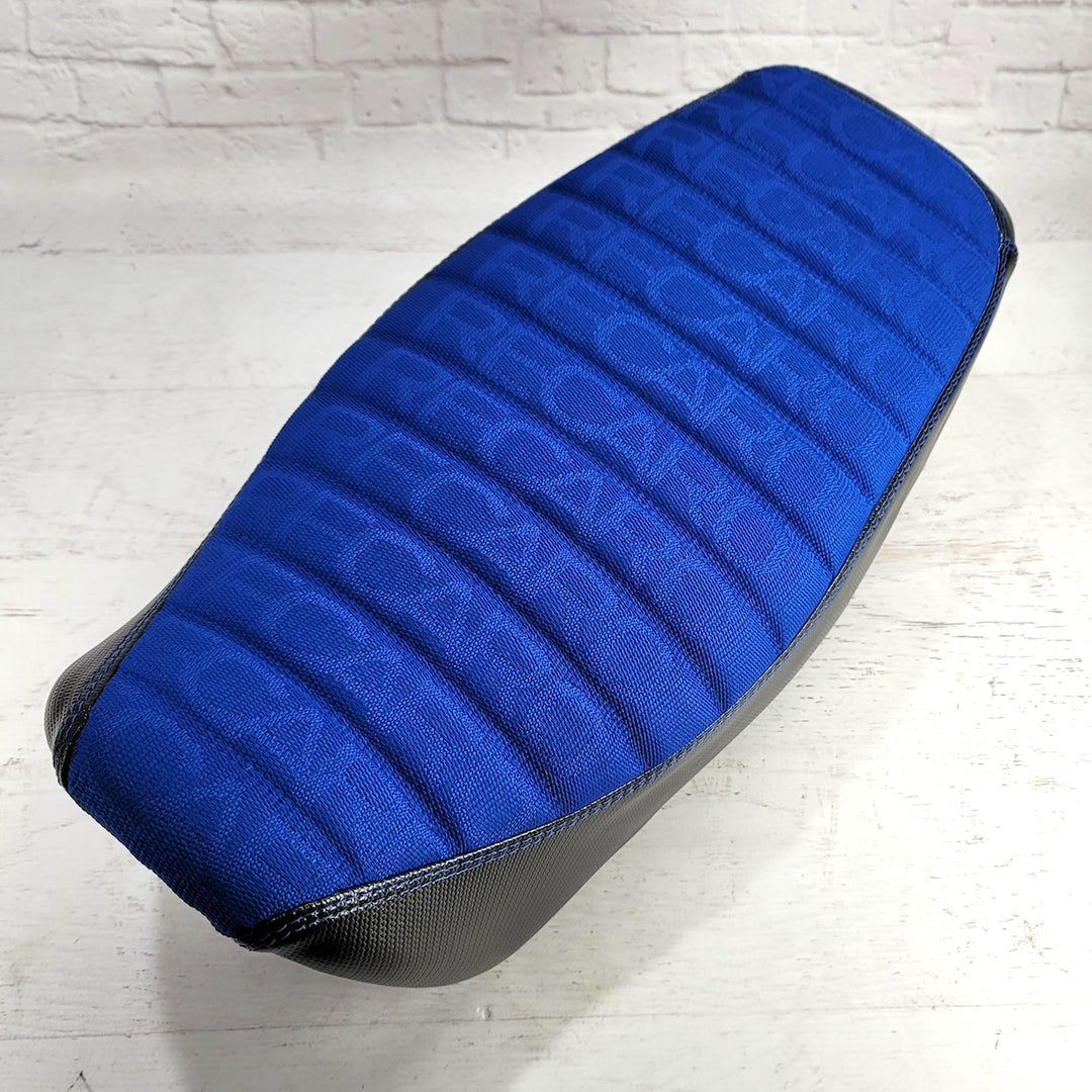 2022 - 2026 BLUE RECARO Honda Grom Seat Cover Padded Tuck and Roll MSX125