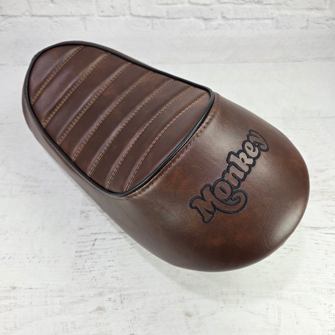 Honda Monkey KITACO Seat Cover - Whiskey Tuck and Roll