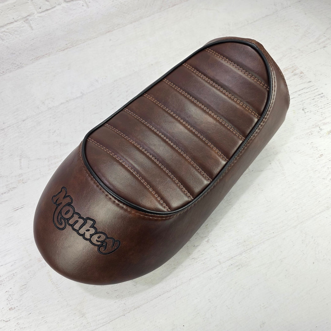 Honda Monkey KITACO Seat Cover - Whiskey Tuck and Roll