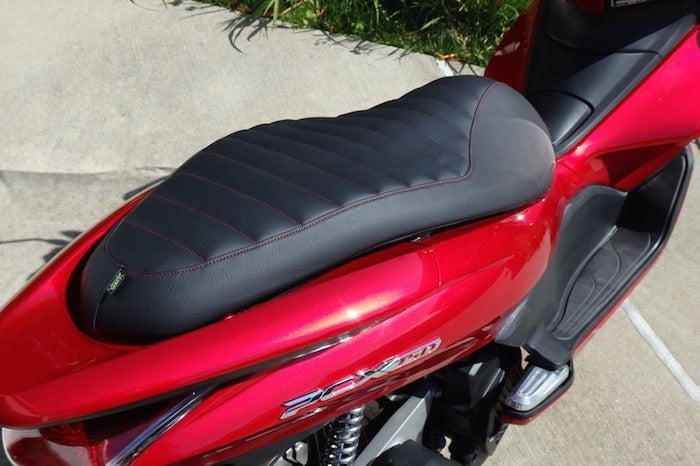 READY TO SHIP!  2010 - 2013 Honda PCX Padded Seat Cover - Lose the Hump!