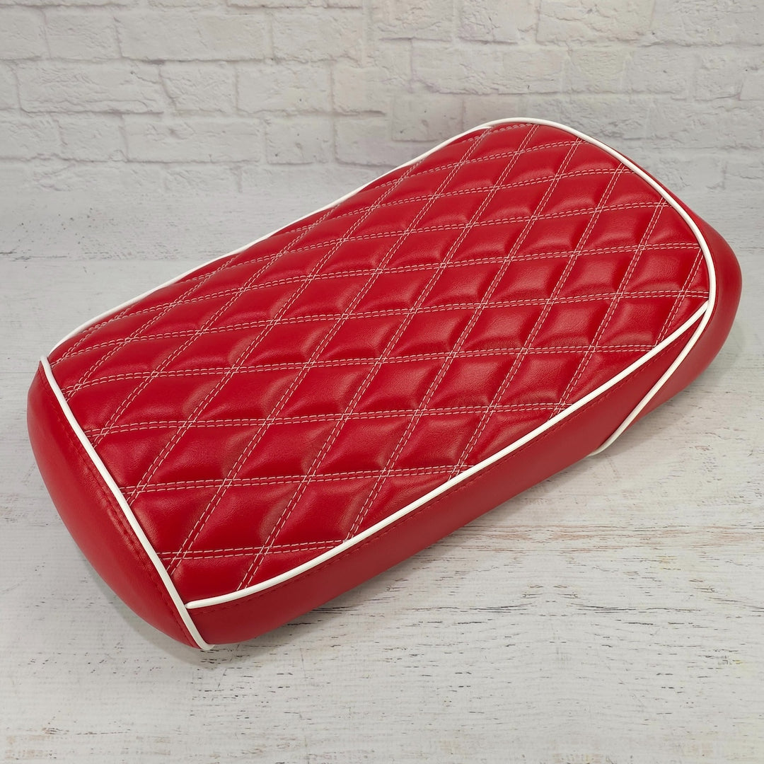 RED Maddog Seat Cover Double Diamond with Piping, Gen IV Gen V