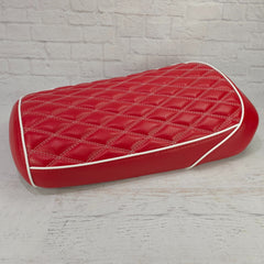 RED Maddog Seat Cover Double Diamond with Piping, Gen IV Gen V