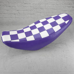 Honda Navi purple and white checkers seat cover