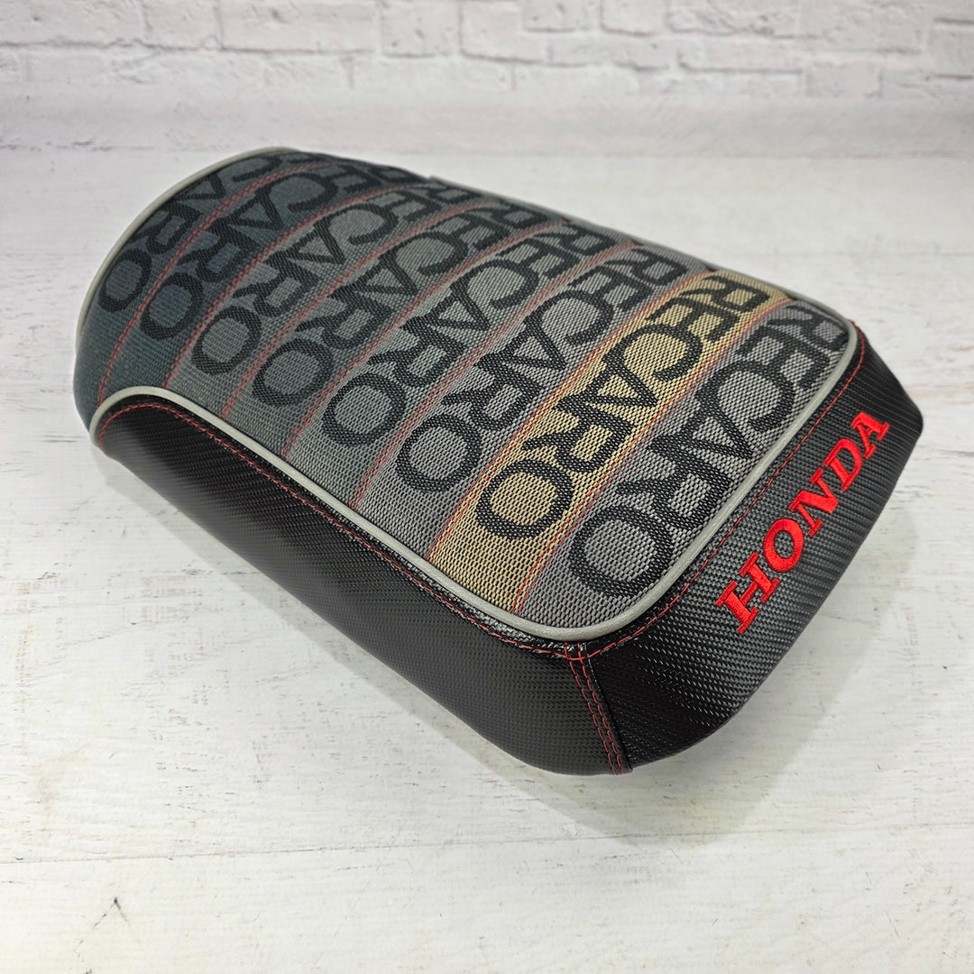 READY TO SHIP! Honda Ruckus RECARO Gradient Seat Cover with Piping and logo
