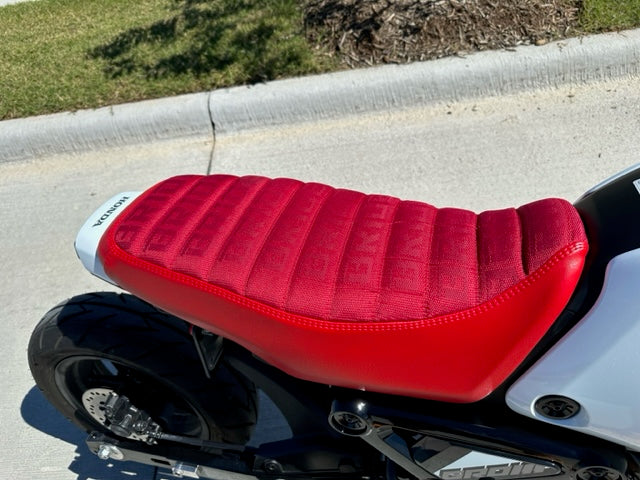 2022 - 2026 RED BRIDE Honda Grom Seat Cover Padded Tuck and Roll MSX125
