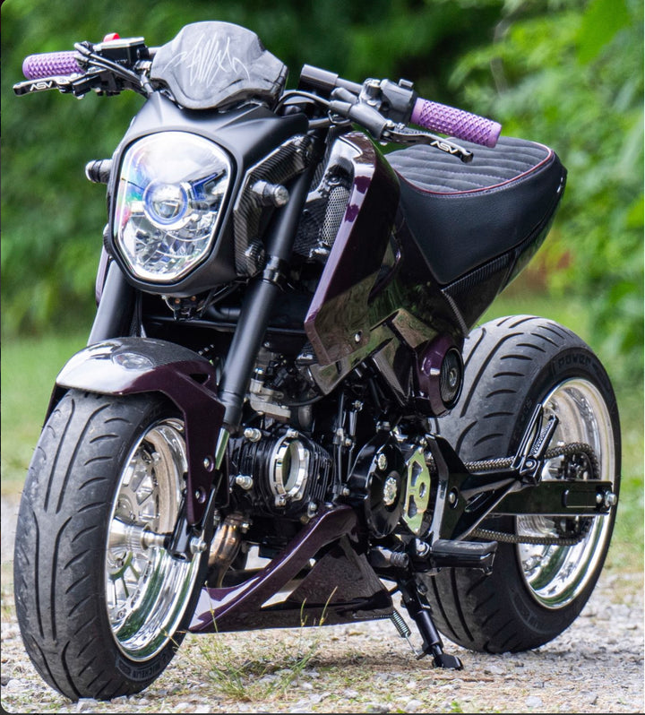 Honda Grom Rayas Seat Cover MSX125  Alcantara® Suede