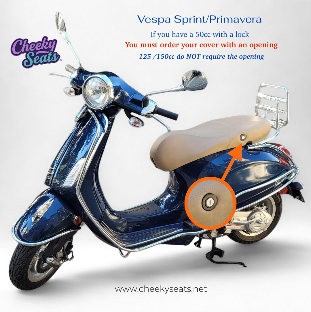 Vespa Hawaiian Flower Waterproof Seat Cover - Mahalo!