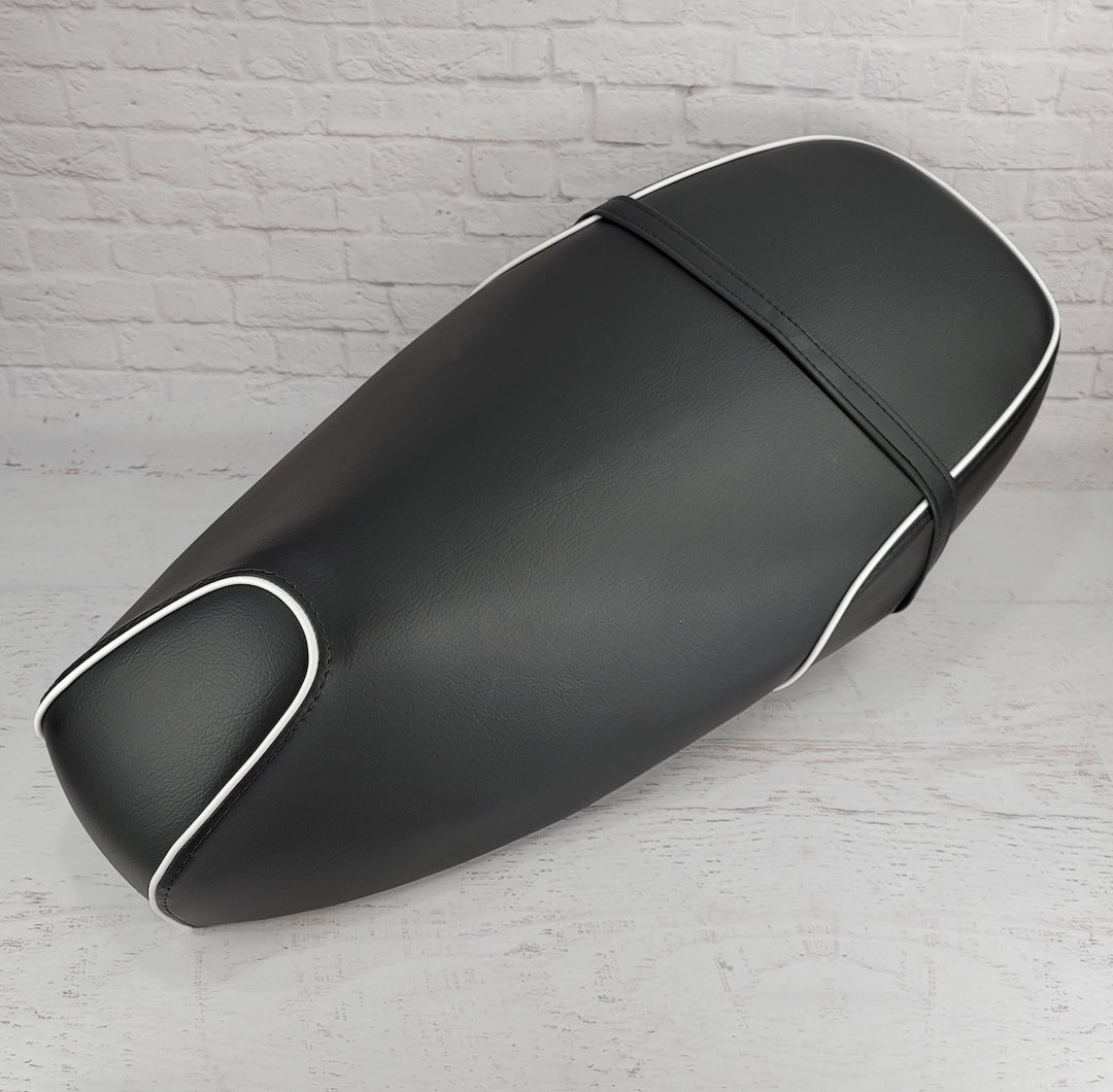 Vespa GT200 Granturismo GT 200 Black with Piping Seat Cover