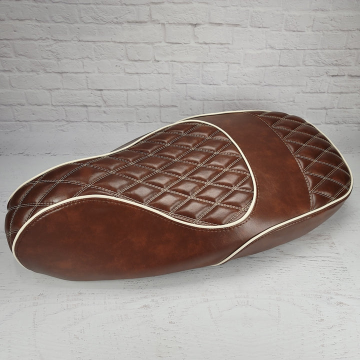 Vespa Sprint / Primavera 50 - 150 Diamond Brown Seat Cover