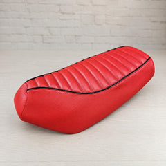 Yamaha Zuma 50 Seat Cover Inferno Red Tuck and Roll