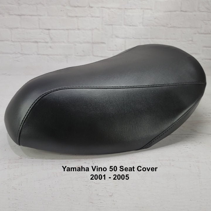 READY TO SHIP Yamaha Vino 50 Black Seat Cover, Waterproof - No Staples!