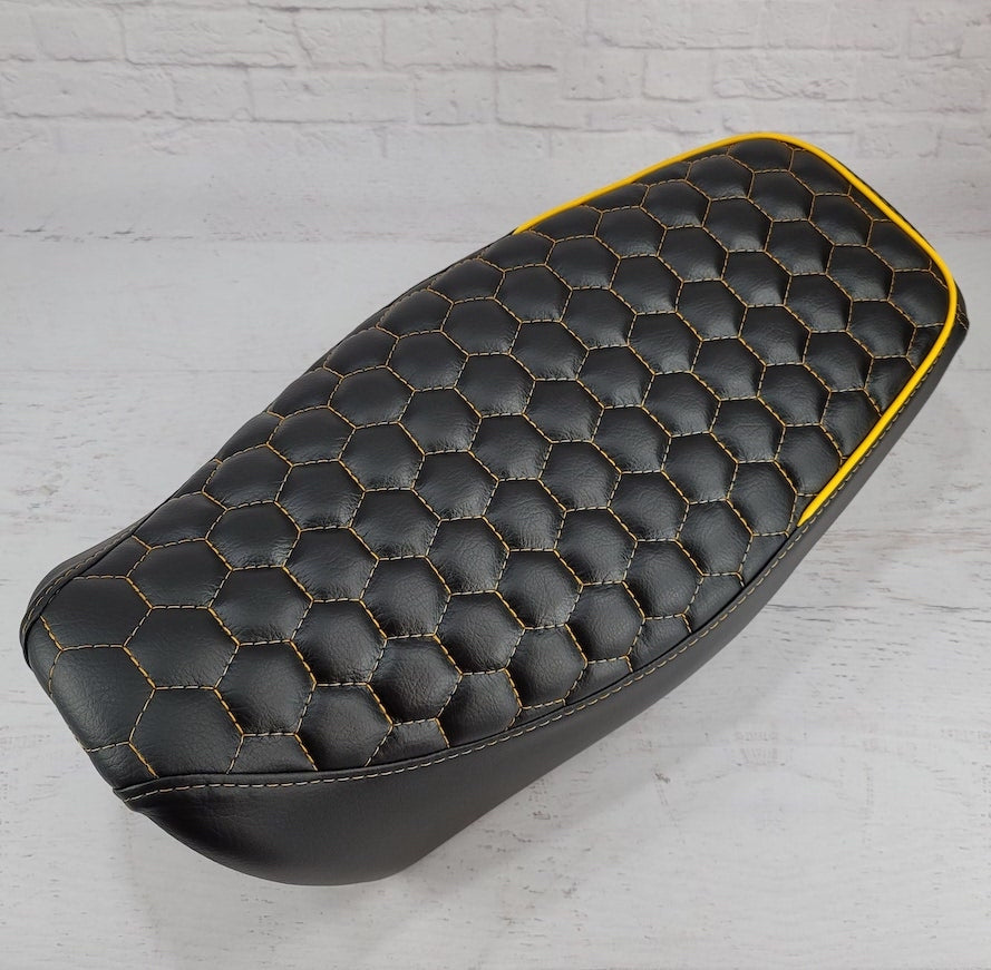 Honda Grom Seat Cover MSX125 HEXAGON Honeycomb - Handmade