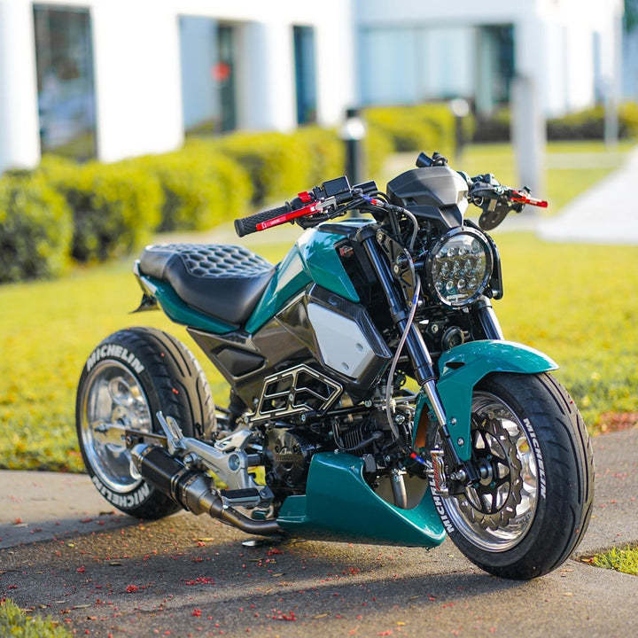 Honda Grom Seat Cover MSX125 HEXAGON Honeycomb - Handmade