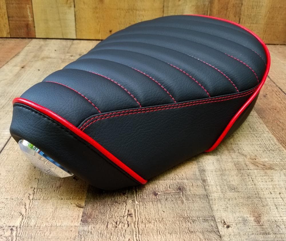 Honda C125 Super Cub / Trail  Black Padded Seat Cover - Customizable!