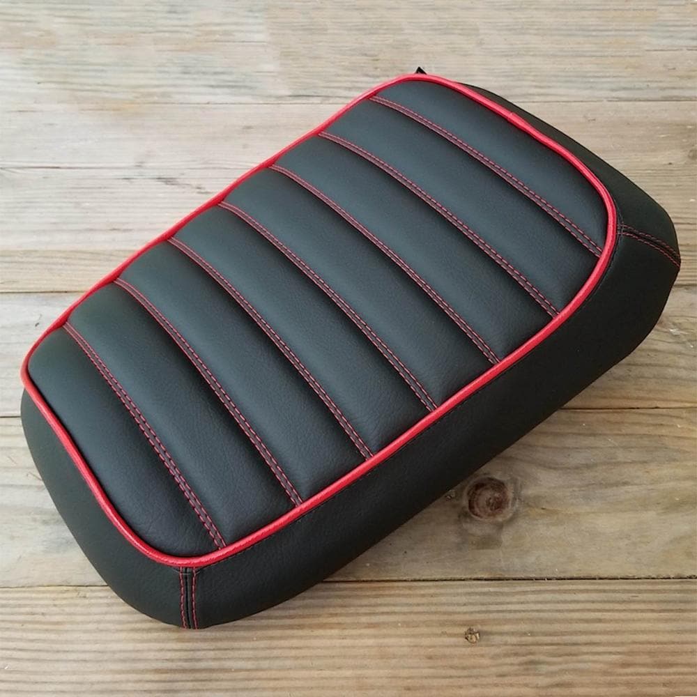 MADE TO ORDER Honda Ruckus Padded Black Tuck and Roll Seat Cover